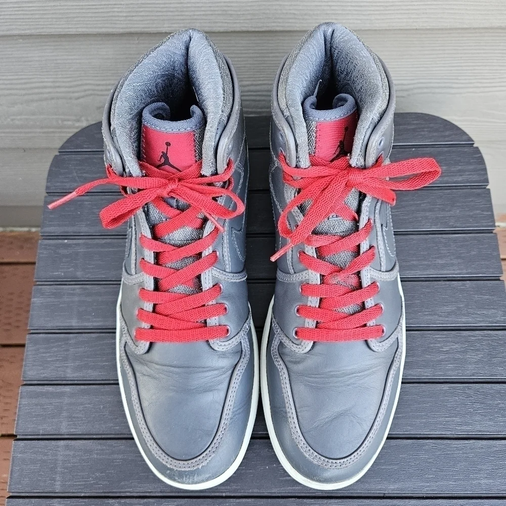 AIR JORDAN AJ1 KO GRAPHITE PREMIUM LEATHER SZ 10.5 DS 100% AUTHENTIC 503539 001